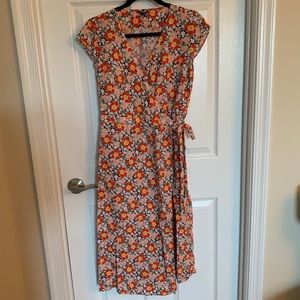 J Crew Mercantile Wrap Dress - sz M